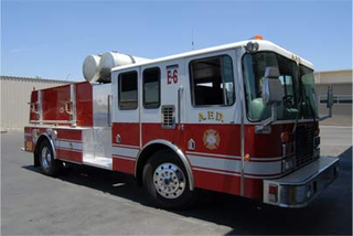 Illustration for article titled Firetruck Fuses With MiG Fighter Jet